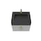 Castello Usa Nile 24-inch Gray Vanity Set with Black Top and Gold Handles CB-MC-24G-GLD-2053-BL - alternate 4